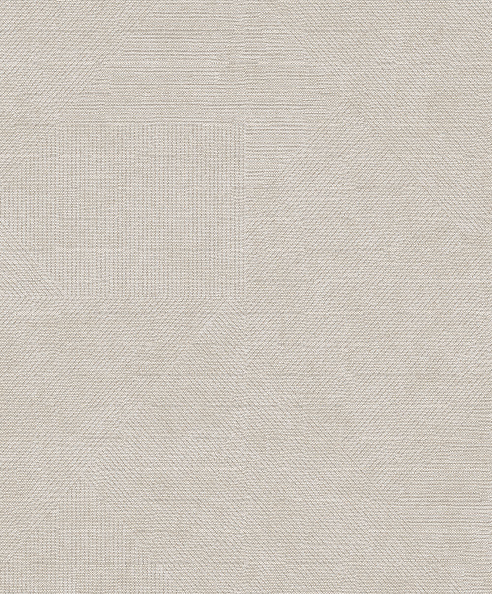 Vliesová tapeta na zeď, krémová, imitace látky, PRI401, The Texture Book, Masureel