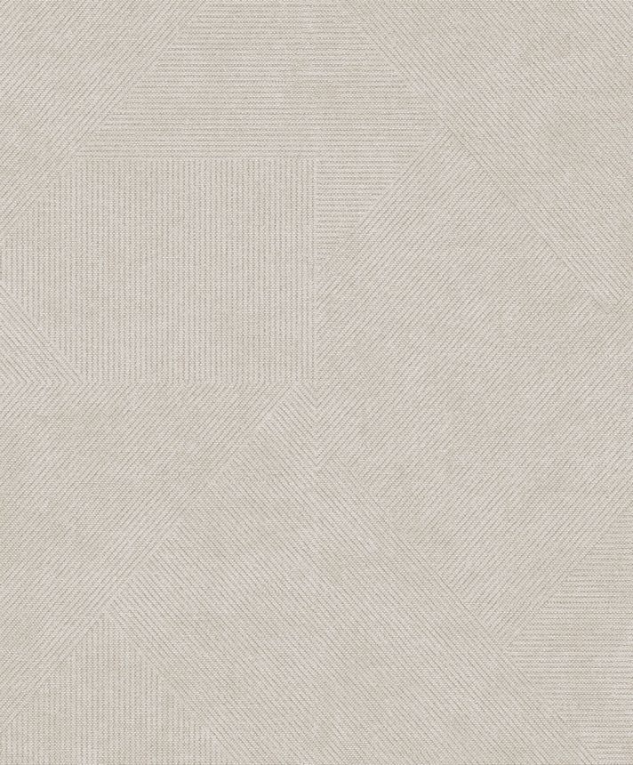 Vliesová tapeta na zeď, krémová, imitace látky, PRI401, The Texture Book, Masureel