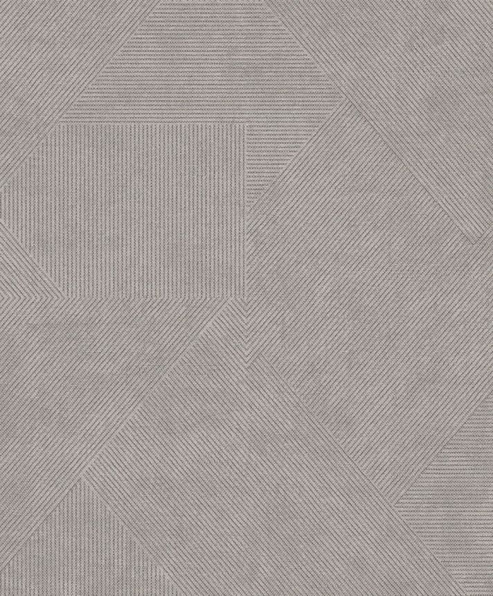 Vliesová tapeta na zeď, šedá, imitace látky, PRI403, The Texture Book, Masureel