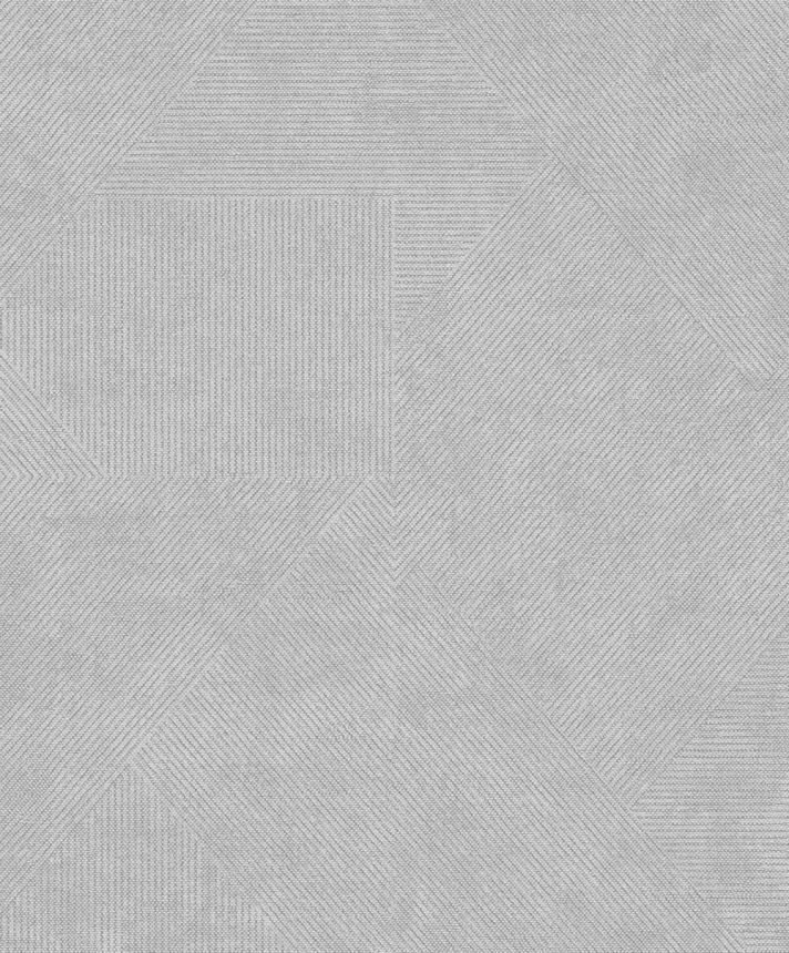Vliesová tapeta na zeď, šedá, imitace látky, PRI404, The Texture Book, Masureel