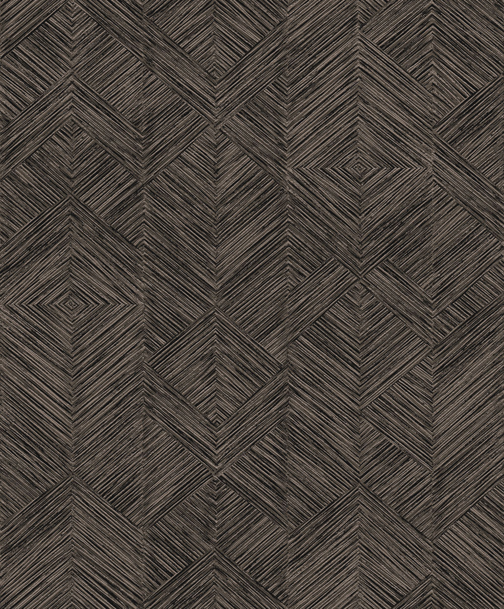 Vliesová tapeta na zeď, hnědo-černá, grafická, TRI102, The Texture Book, Masureel