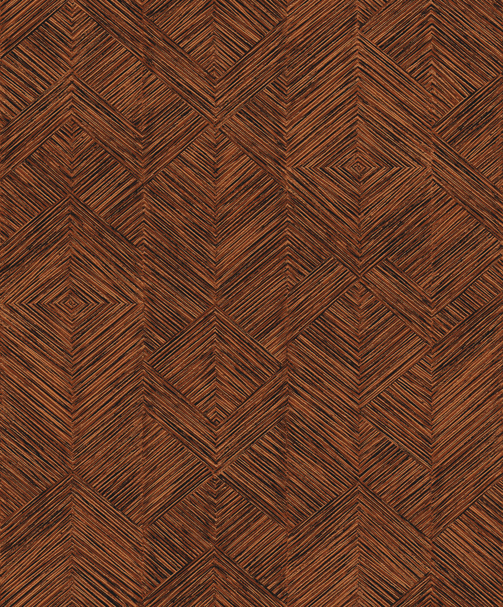 Vliesová tapeta na zeď, hnědá, grafická, TRI103, The Texture Book, Masureel