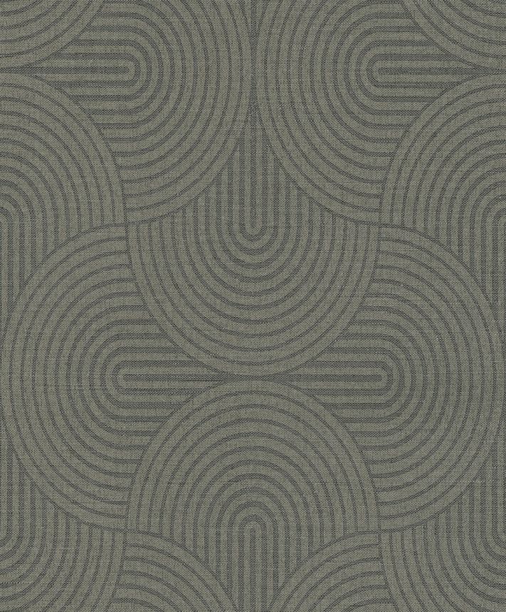 Vliesová tapeta na zeď, zelená, grafická, Art Deco, EAR602, The Texture Book,  Masureel