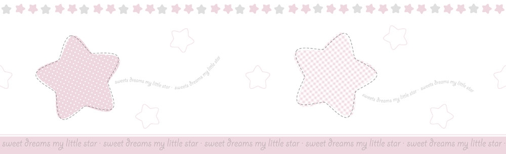 Samolepící dětská tapetová bordura 244-2, Lullaby, ICH Wallcoverings