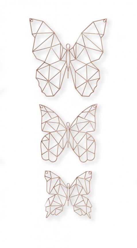 Kovová dekorace Flutter Metal Art 104034, Wall Art