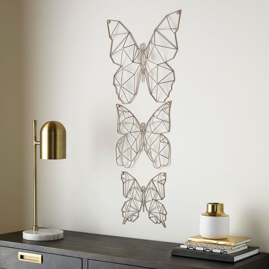 Kovová dekorace Flutter Metal Art 104034, Wall Art