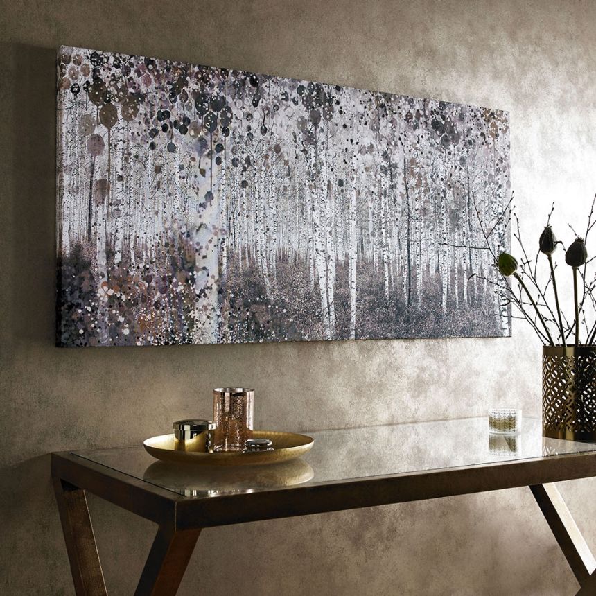 Obraz Březový háj 42-238, Neutral Watercolour Woods, Wall Art