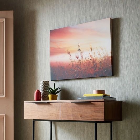 Tištěný obraz Ranní slunce 105888, Morning Sunrise Meadow, Wall Art, Graham & Brown