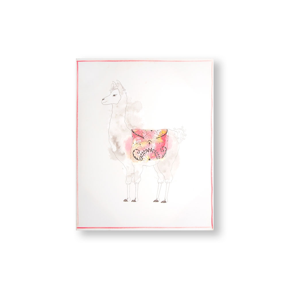 Tištěný obraz 105876, Lucky Llama, Wall Art, Graham & Brown