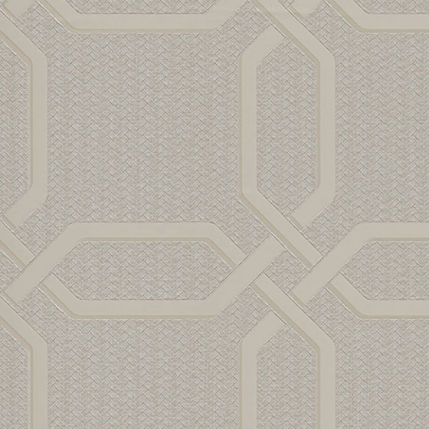 Luxusní geometrická vliesová tapeta Z21107, Metropolis, Zambaiti Parati