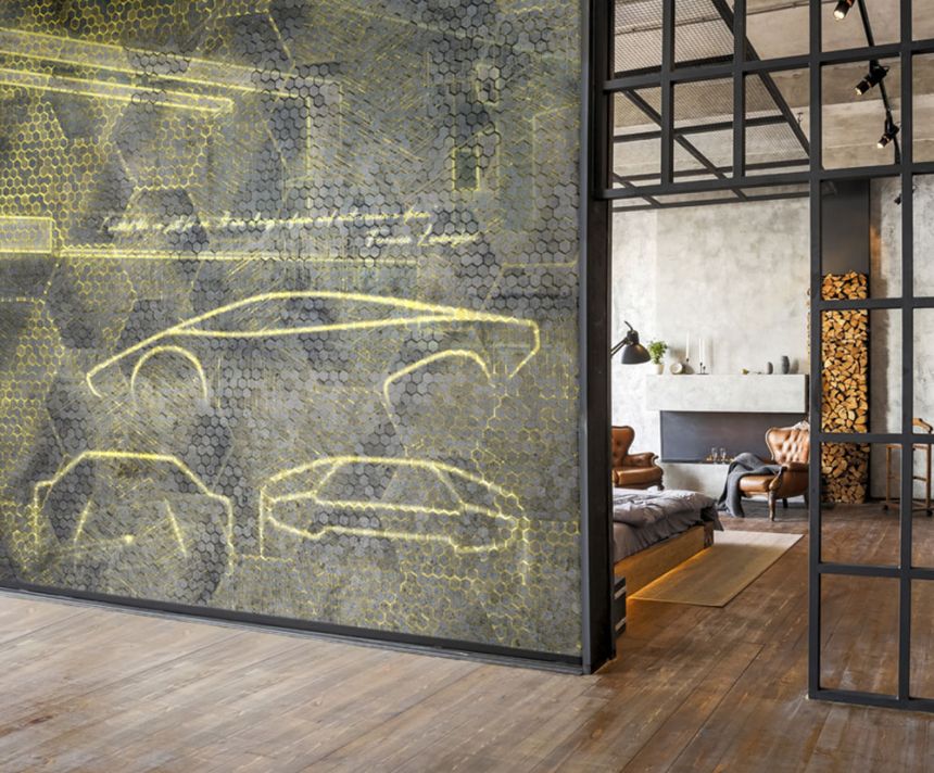 Luxusní grafická obrazová tapeta Z90058, 330 x 300 cm, Automobili Lamborghini 2, Zambaiti Parati