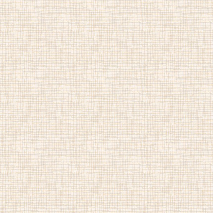 Vliesová tapeta na zeď, krémová, imitace hrubé textilie FT221241, Best Sellers, Design ID