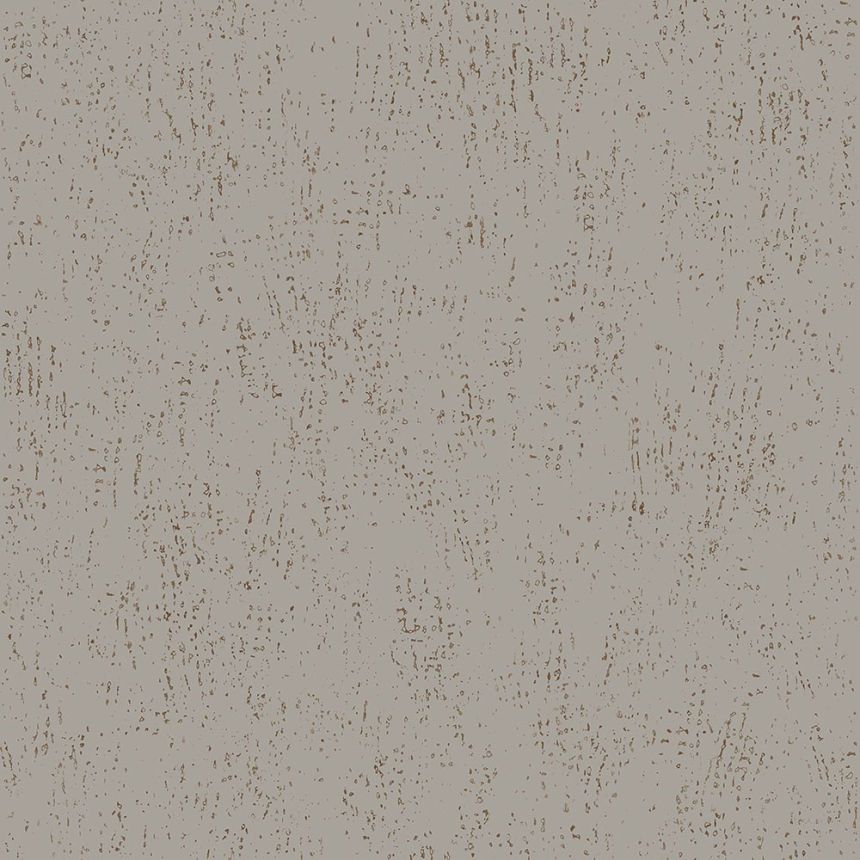 Metalická vliesová tapeta hnědá design vintage kov 347614, Matières - Metal, Origin