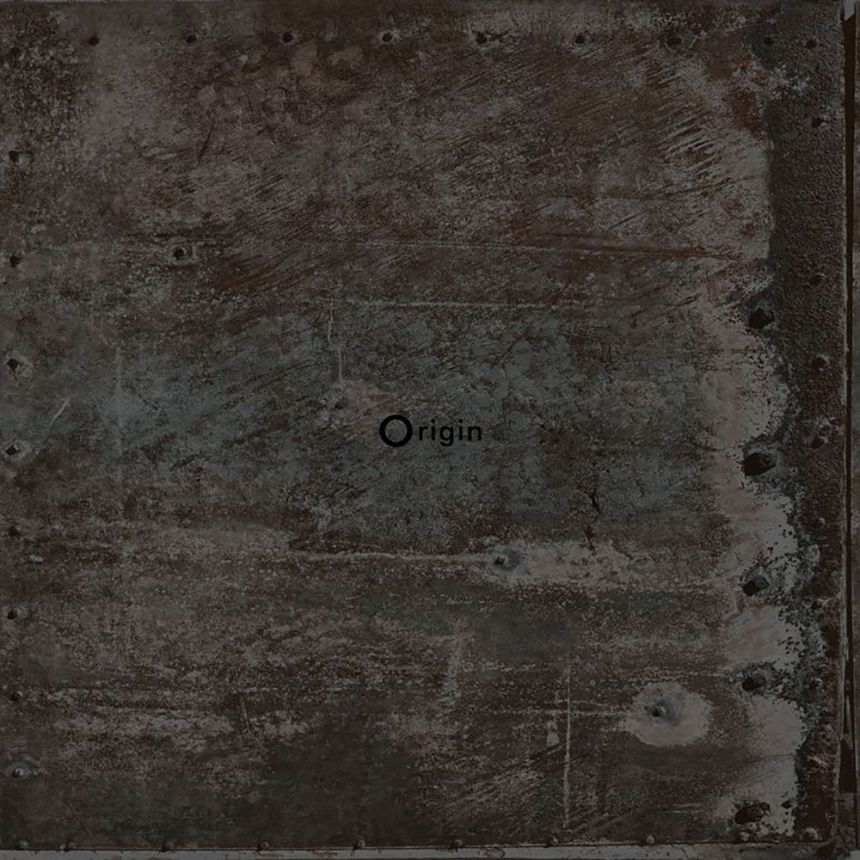 Vliesová tapeta na zeď, imitace kovových desek s nýty 337227, Matières - Metal, Origin