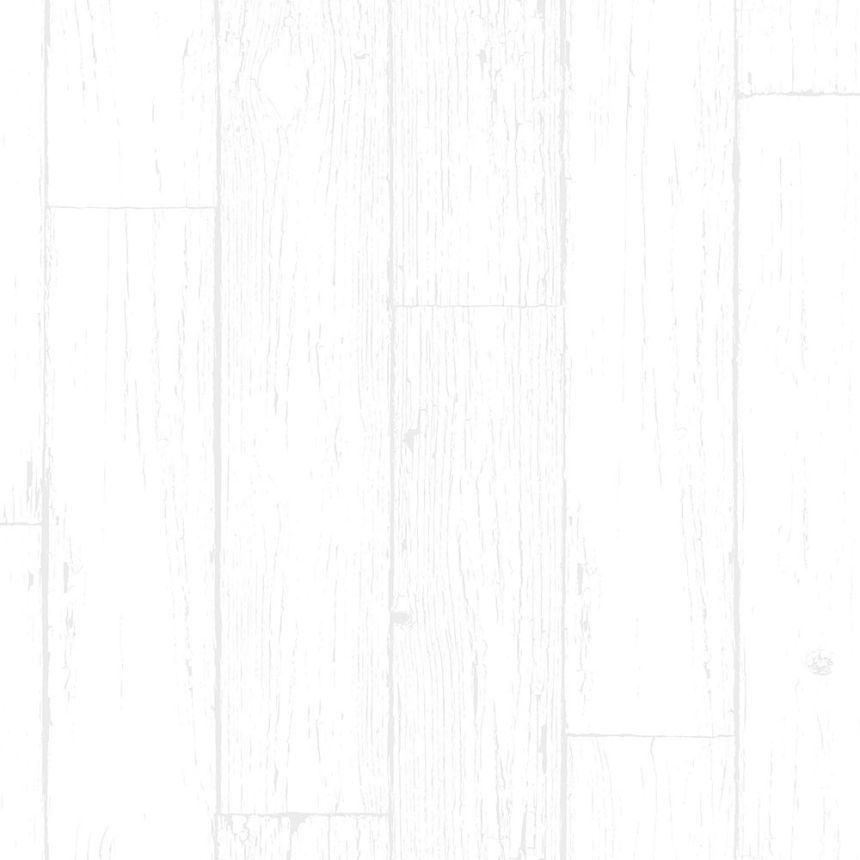 Vliesová tapeta na zeď, imitace bílého dřeva, palubek 347541, Matières - Wood, Origin