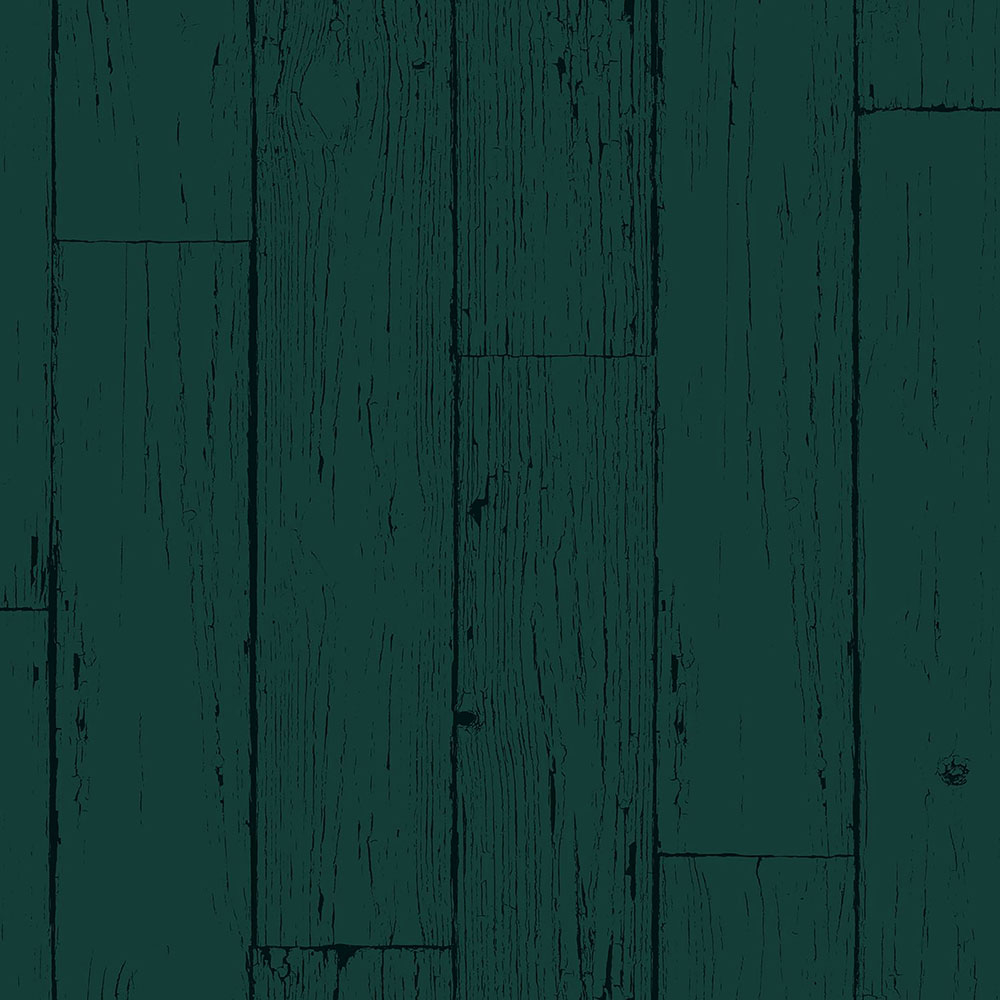Zeleno-černá vliesová tapeta imitace dřeva, palubek 347536, Matières - Wood, Origin