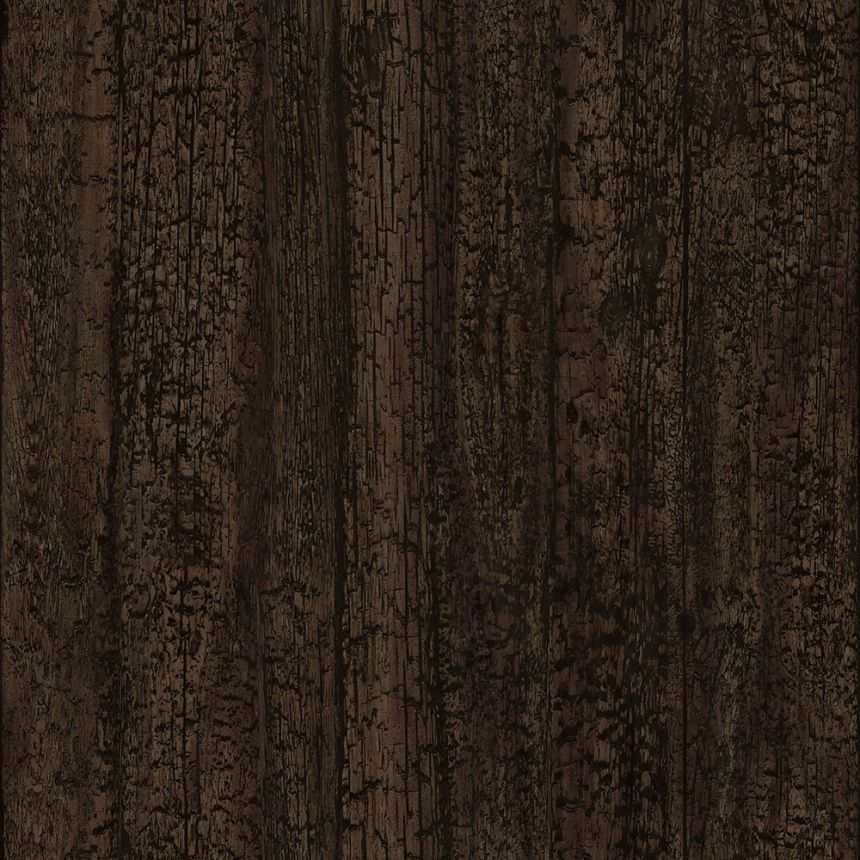 Vliesová tapeta tmavě hnědá imitace dřeva 347527, Matières - Wood, Origin