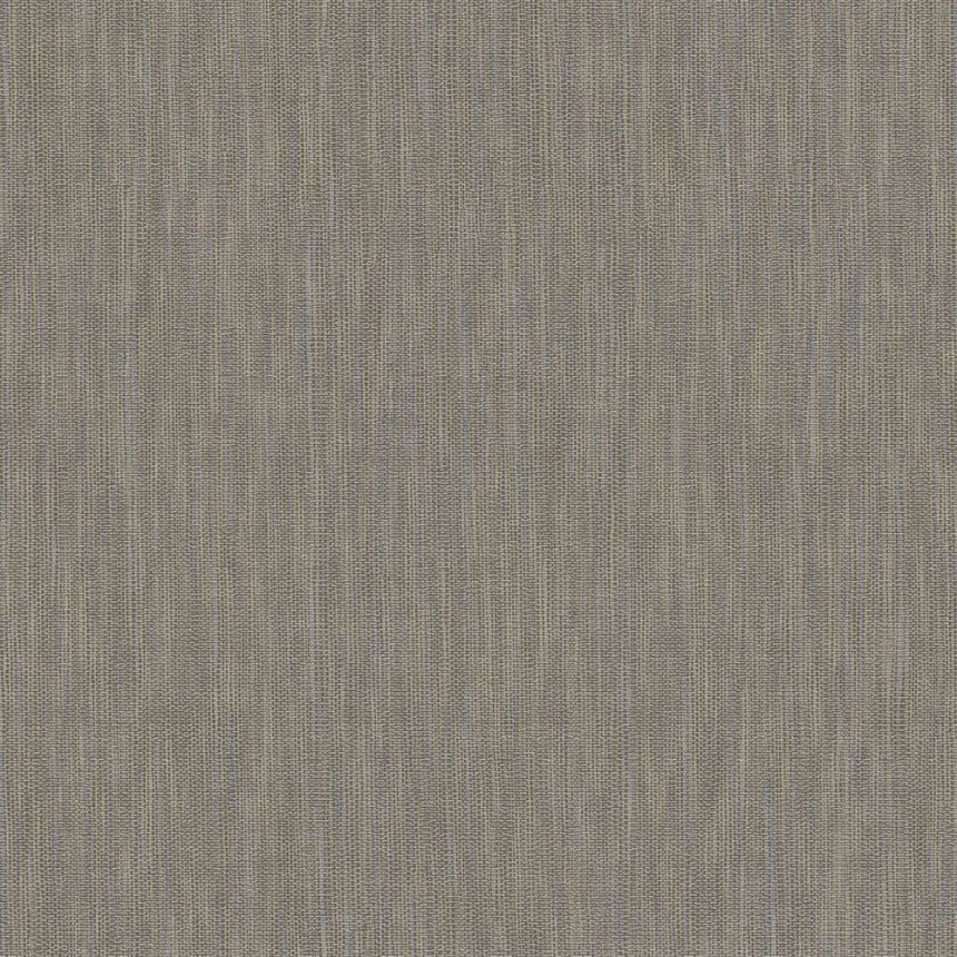 Metalická šedohnědá vliesová tapeta, vzhled rohože 347361, Matières - Wood, Origin