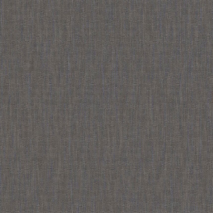 Metalická hnědostříbrná vliesová tapeta, vzhled rohože 347360, Matières - Wood, Origin