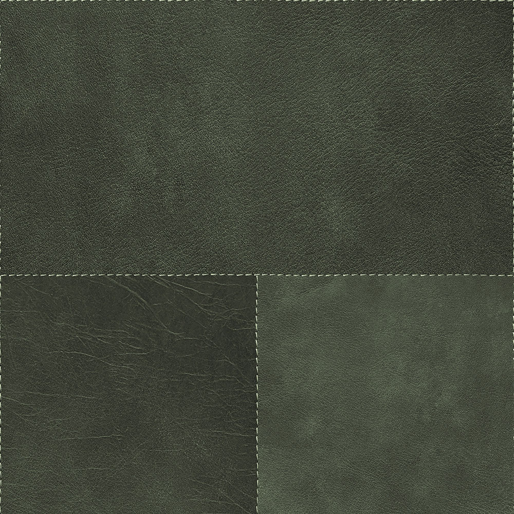 Vliesová tapeta, vzor zelená prošívaná kůže 357239, role 0,5 x 8,37 m, Luxury Skins, Origin