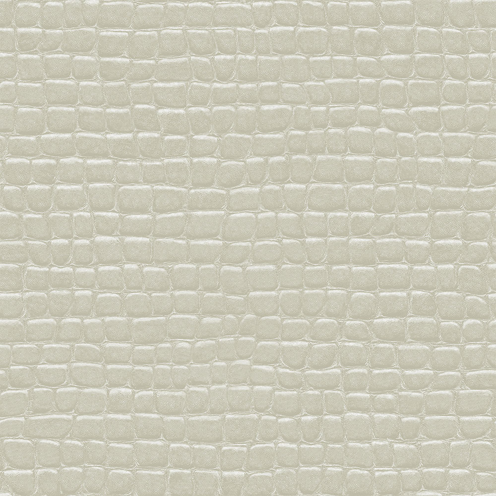Šedobéžová vliesová tapeta, imitace krokodýlí kůže 347777, Luxury Skins, Origin