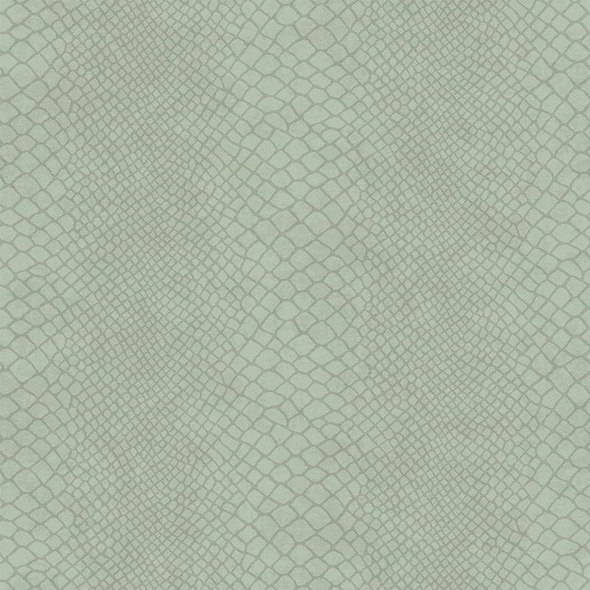 Vliesová tapeta na zeď zelená, imitace hadí kůže 347768, Luxury Skins, Origin
