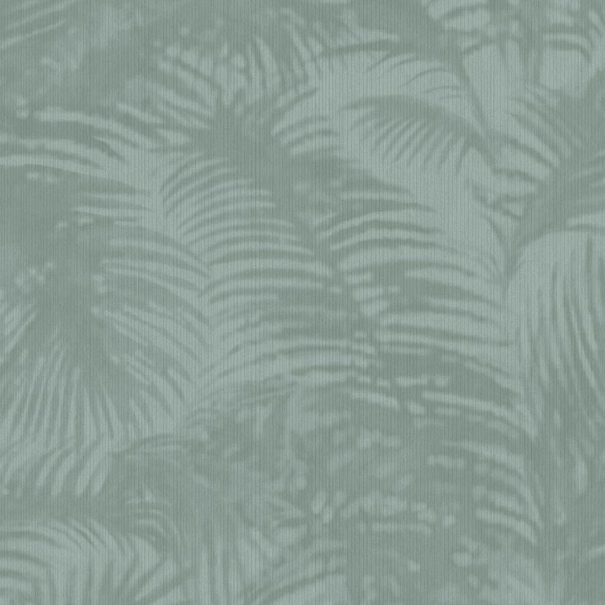 Modrá vliesová tapeta na zeď, palmové listy 317305, Oasis, Eijffinger
