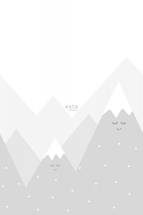 Vliesová dětská tapeta Hory 158840, 1,86 x 2,79 m, Little Bandits, Esta