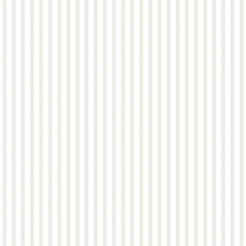 Papírová tapeta na zeď, bílé a šedé pruhy, proužky 462-4, Pippo, ICH Wallcoverings