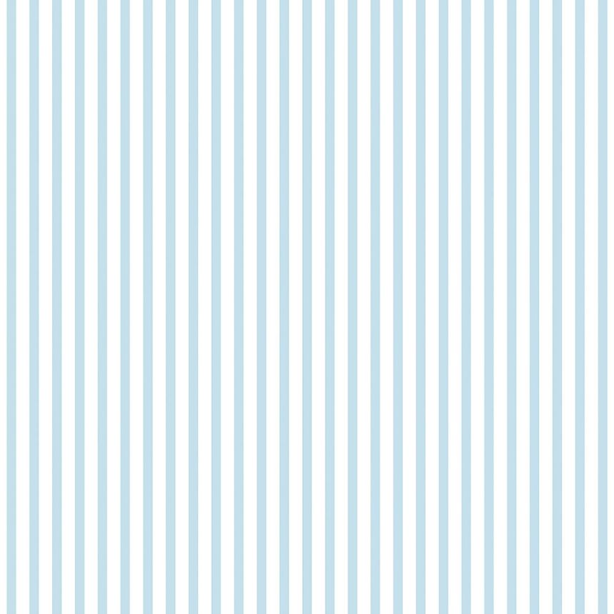 Modrobílá papírová tapeta s pruhy, proužky 462-1, Pippo, ICH Wallcoverings