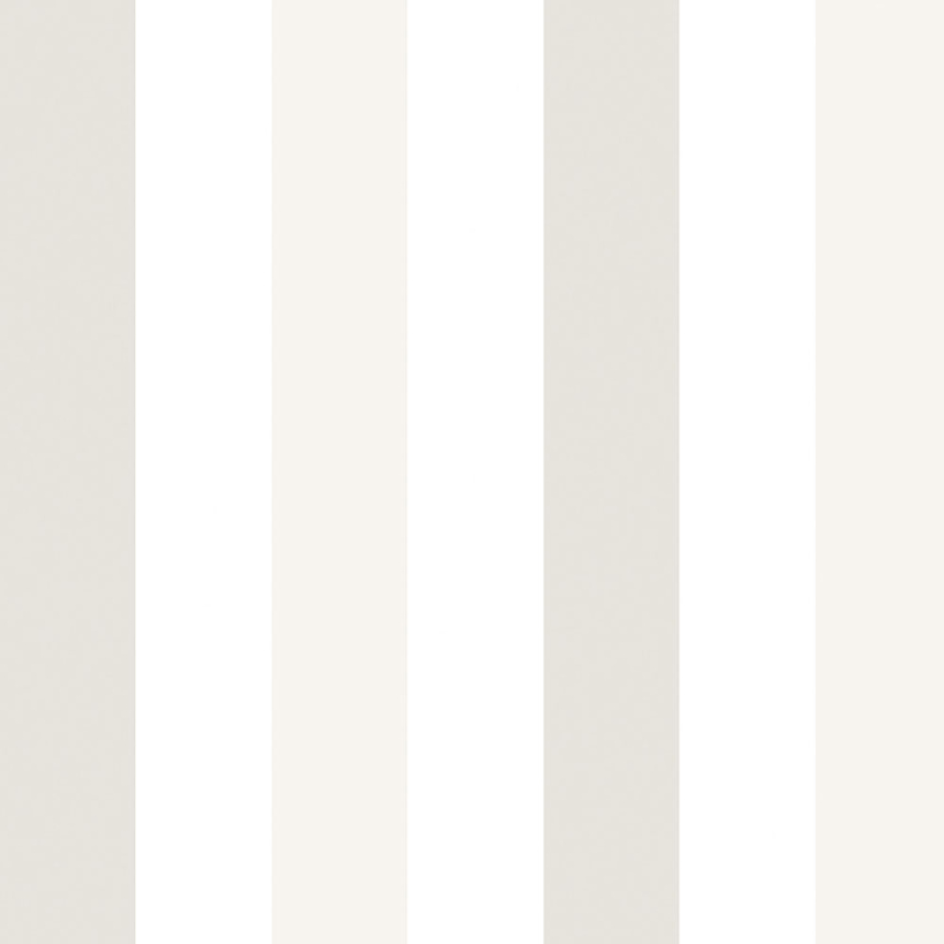 Papírová tapeta na zeď, bílé a šedé pruhy, proužky 461-5, Pippo, ICH Wallcoverings