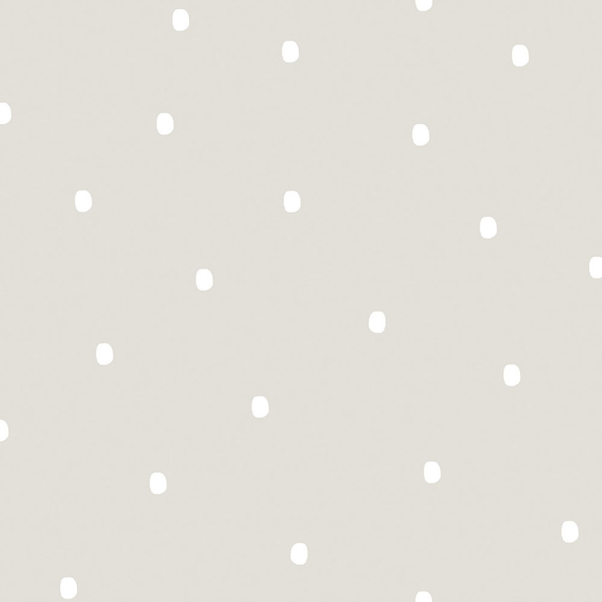 Papírová tapeta na zeď šedá s puntíky / skvrnami 460-3, Pippo, ICH Wallcoverings