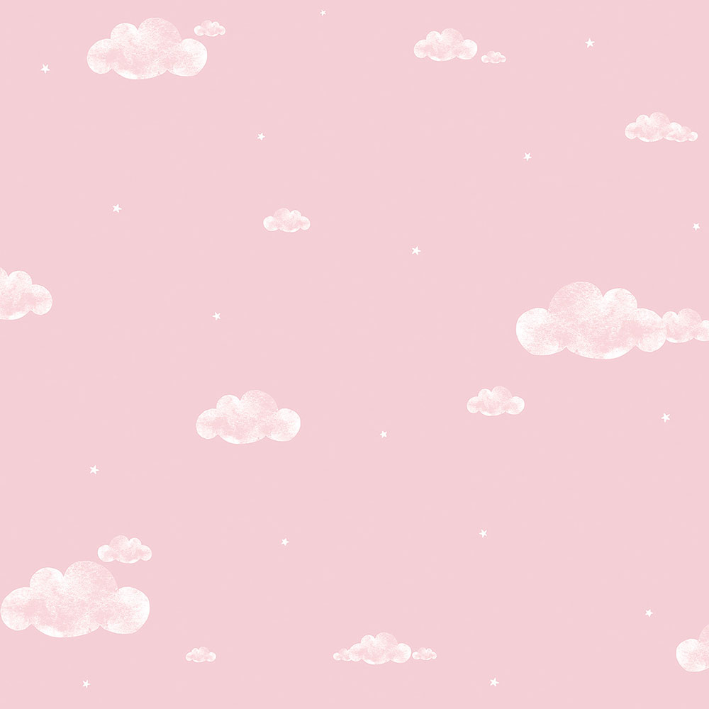 Papírová tapeta na zeď, mráčky, obloha, hvězdičky 458-3, Pippo, ICH Wallcoverings
