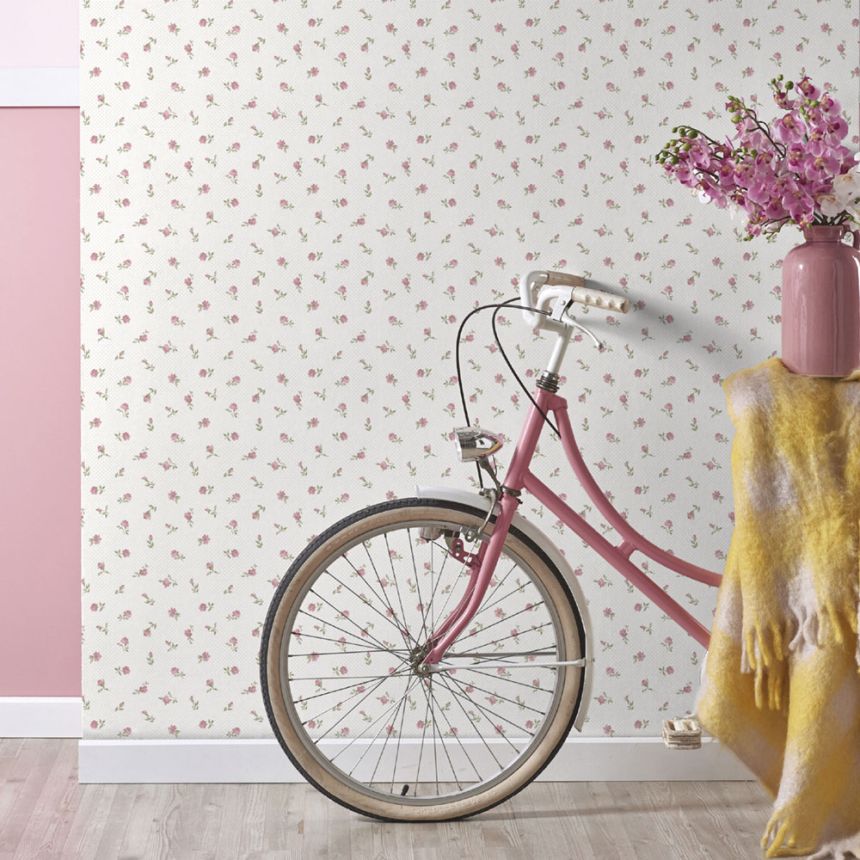 Romantická papírová květinová tapet 455-2, Pippo, ICH Wallcoverings