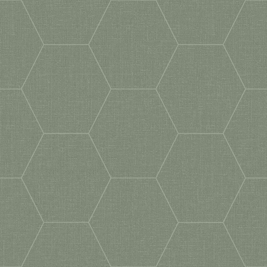 Geometrická vliesová tapeta na zeď, hexagony 148751, Blush, Esta Home