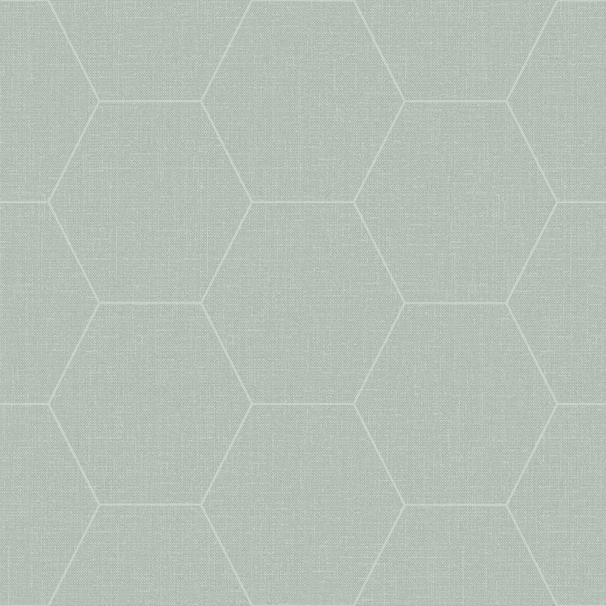 Geometrická vliesová tapeta s hexagony 148750, Blush, Esta Home
