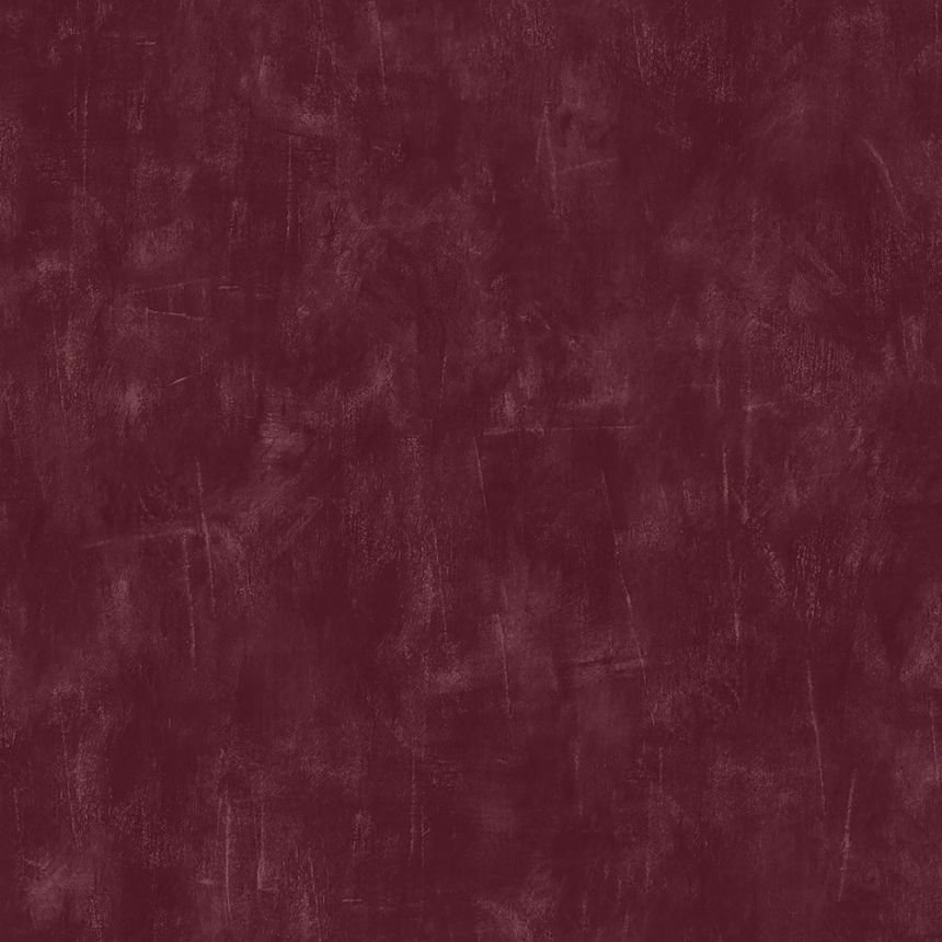 Vínová vliesová tapeta na zeď, imitace stěrky 148724, Blush, Esta Home