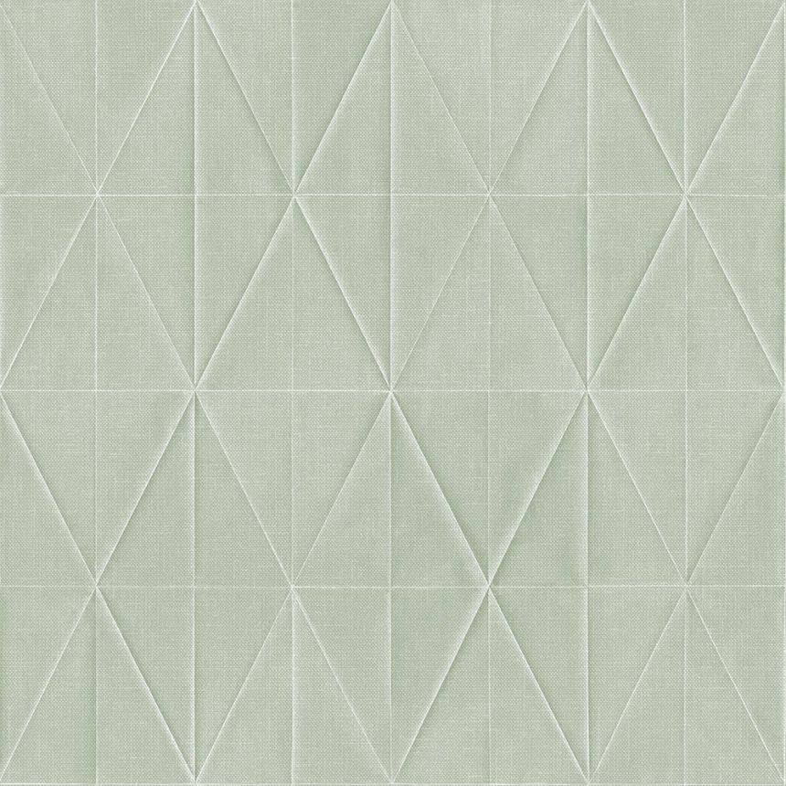 Geometrická vliesová tapeta na zeď zelená, origami 148713, Blush, Esta Home