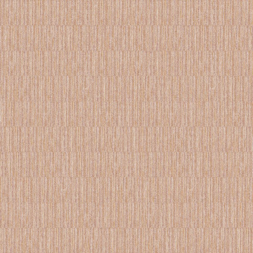 Hnědo-oranžová vliesová tapeta -imitace bambusu 6509-4, Batabasta, ICH Wallcoverings