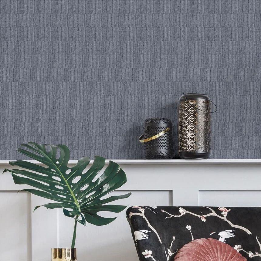 Hnědo-oranžová vliesová tapeta -imitace bambusu 6509-4, Batabasta, ICH Wallcoverings