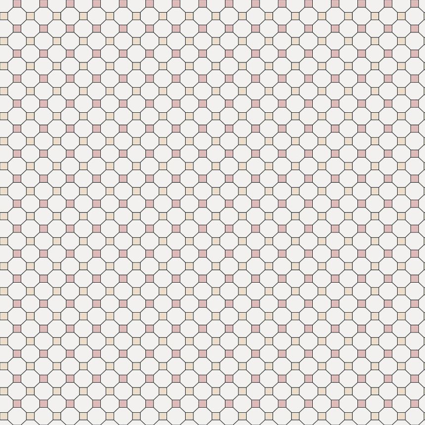 Vliesová tapeta na zeď, barevná mozaika 6504-4, Batabasta, ICH Wallcoverings