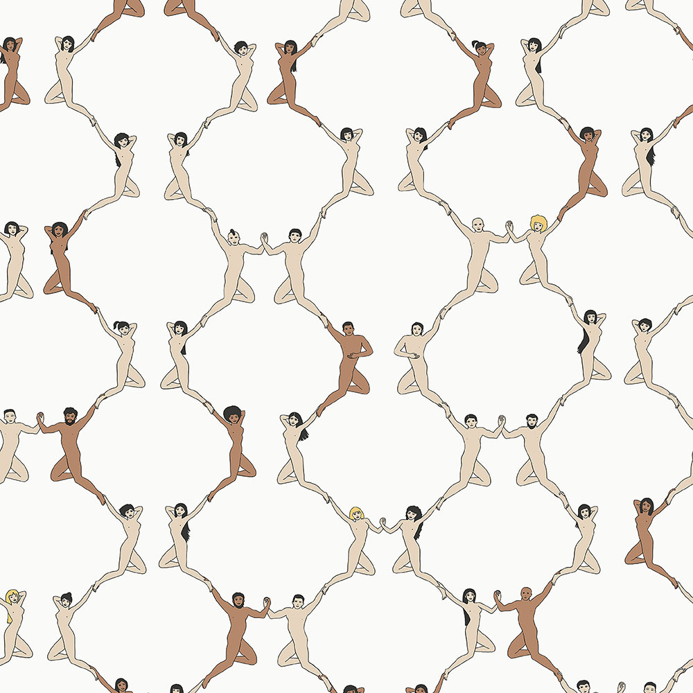 Moderní, krémová vliesová tapeta na zeď 6500-2, Batabasta, ICH Wallcoverings