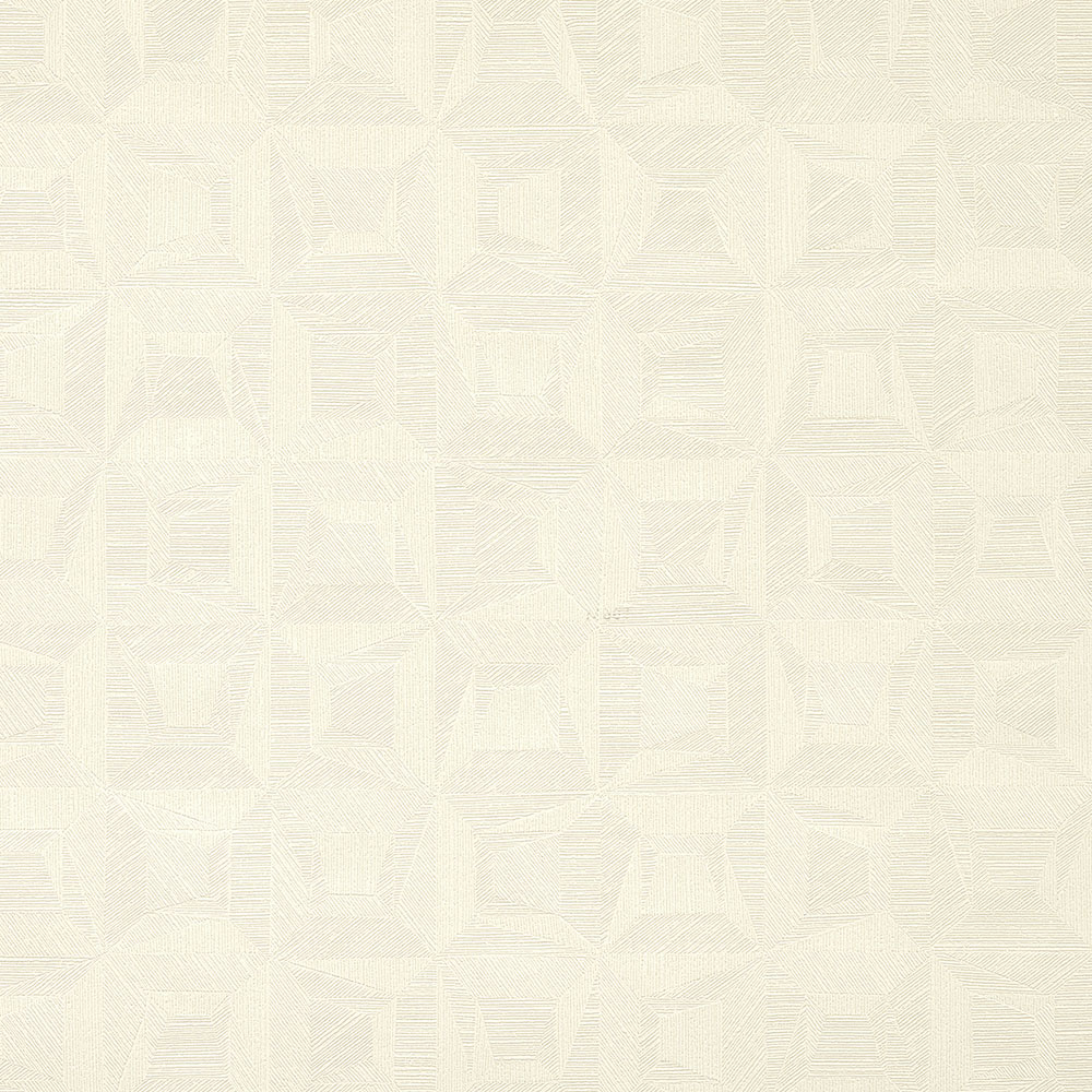 Bílá vliesová geometrická tapeta na zeď s vinylovým povrchem 31901, Textilia, Limonta