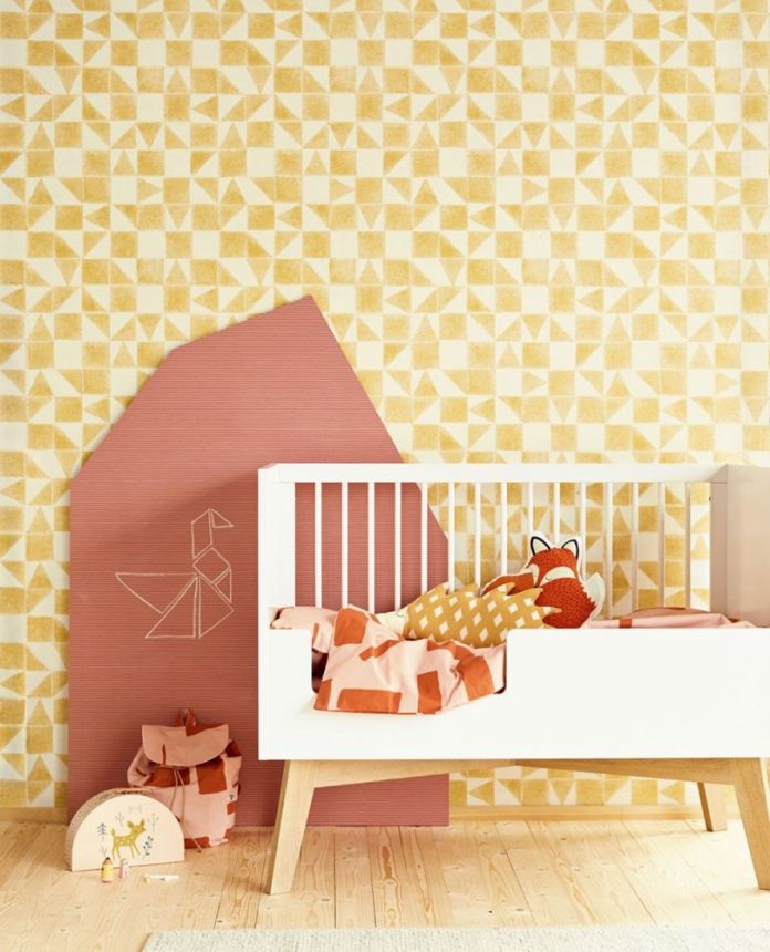 Dětská vliesová geometrická tapeta 399093, Mini Me, Eijffinger