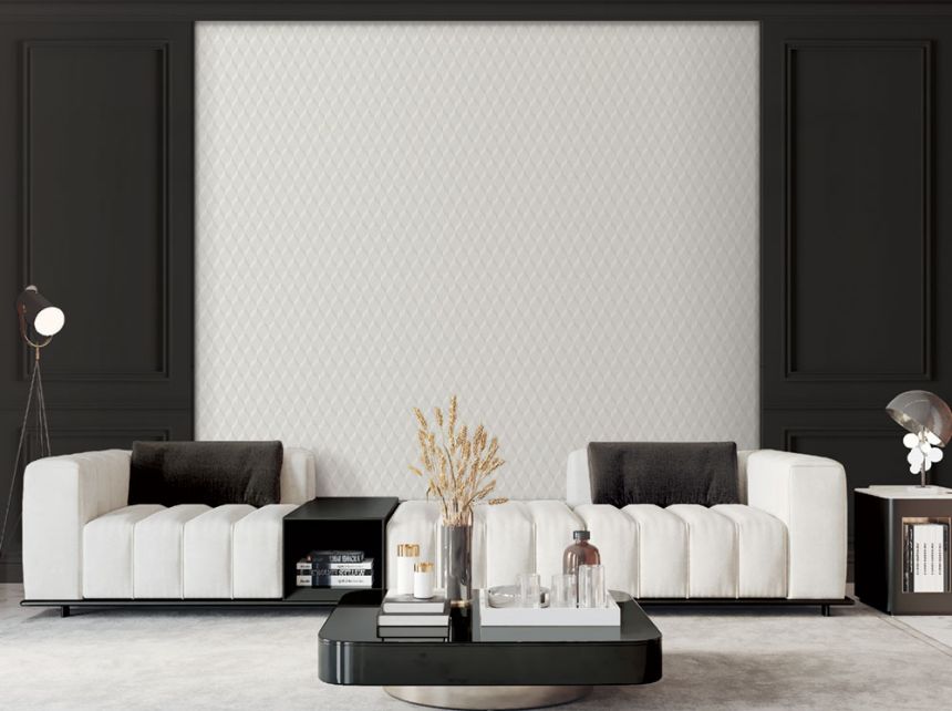 Luxusní šedo-zelená vliesová 3d tapeta na zeď GR322304, Grace, Design ID