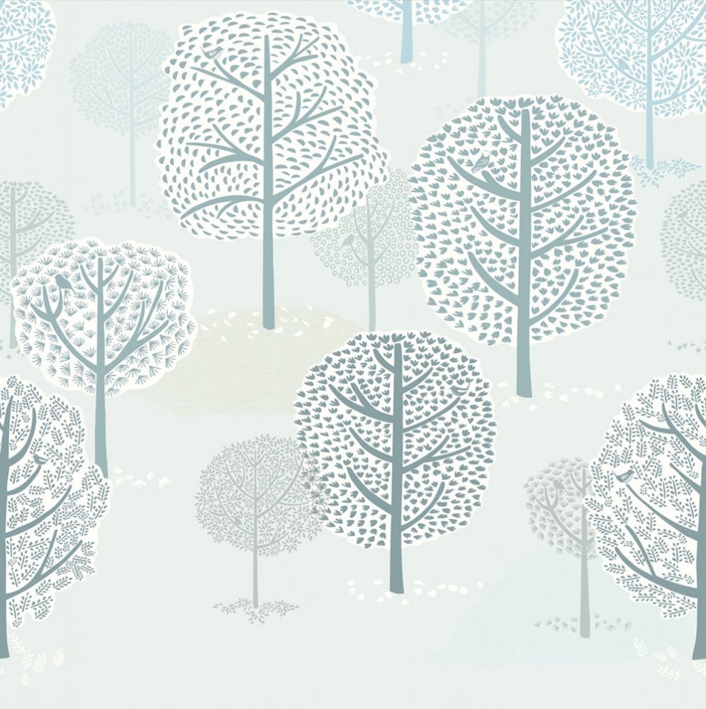 Dětská obrazová vliesová tapeta 399117, Forest Trees, 279 x 280 cm, Mini Me, Eijffinger