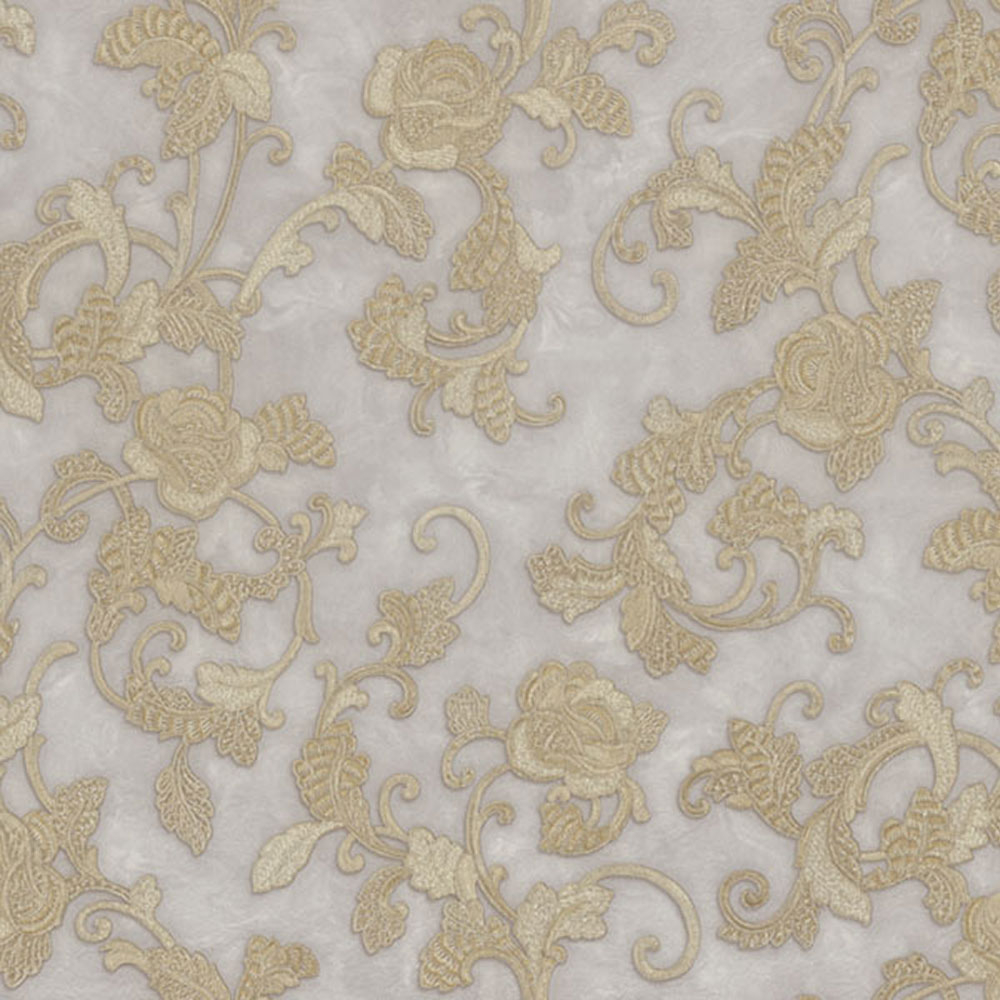 Luxusní šedo-zlatá vliesová tapeta ornamenty M31938, Magnifica Murella, Zambaiti Parati