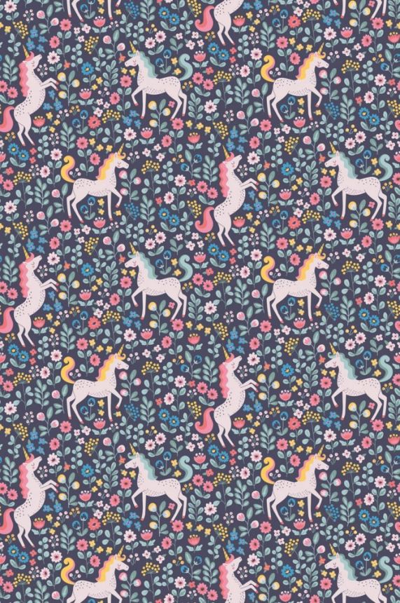 Dětská obrazová vliesová tapeta 399110, Unicorns, 186 x 280 cm, Mini Me, Eijffinger