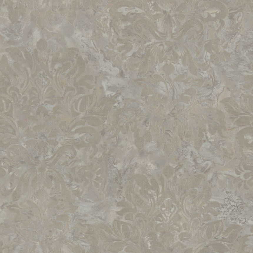 Luxusní hnědá vliesová tapeta ornamenty M13019, Murella Italia, Zambaiti Parati