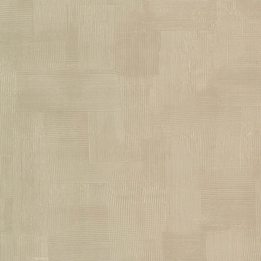 Luxusní geometrická tapeta na zeď světle šedo-béžová, 64505, Materea, Limonta